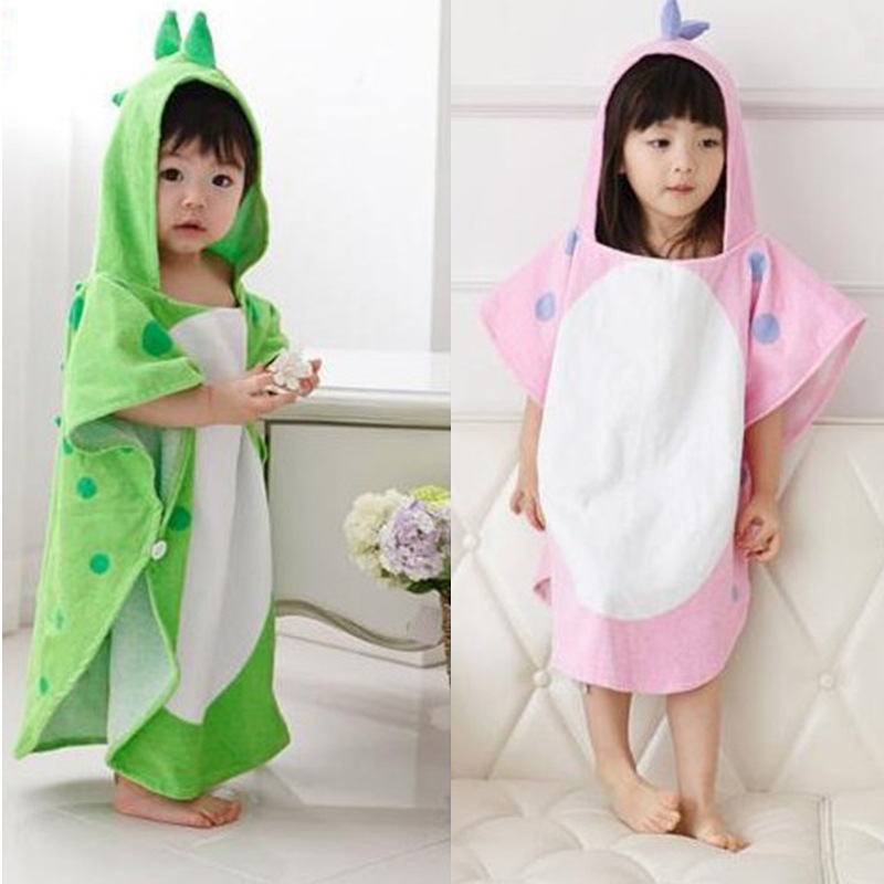 Prosop de baie cu glugă pentru bebeluși – bumbac, 500 g, fir stranded, pile tăiat, absoarbe apa în 5–10 s