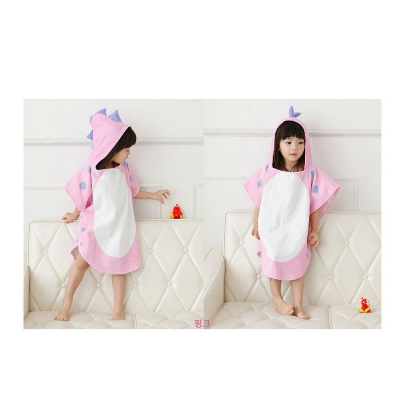 Prosop de baie cu glugă pentru bebeluși – bumbac, 500 g, fir stranded, pile tăiat, absoarbe apa în 5–10 s