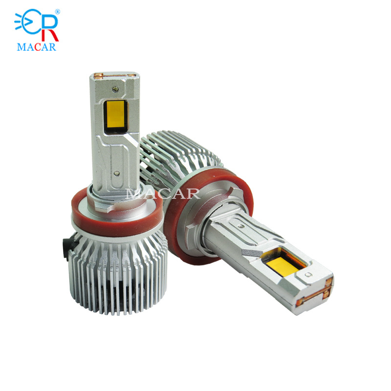 LED Far H4, Carcasă din Aliaj de Aluminiu, Compatibil H4, Fascicul High/Low, 12V, 150W