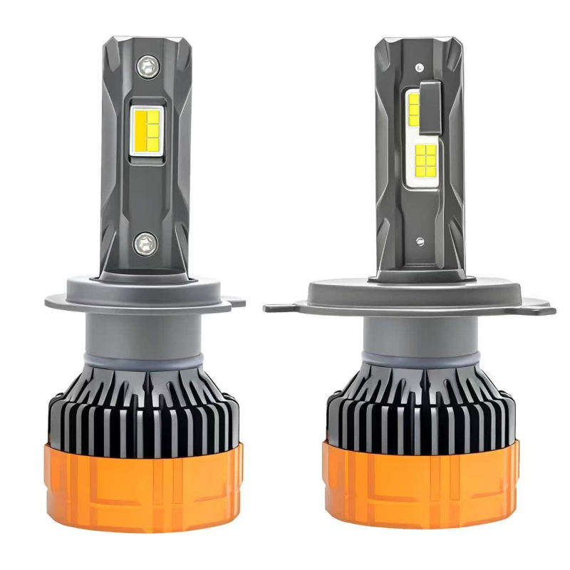 Automobilska LED svjetla s daljinskim upravljačem, 80W, 12V, 6000 lm, IP67, trobojna temperatura, kompatibilno s H4/9005