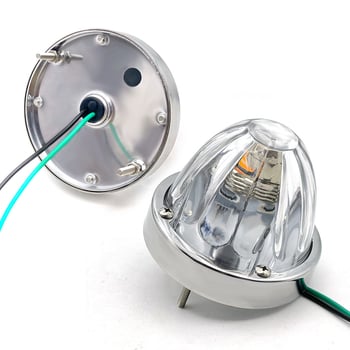 LED signalna lampica za prednji dio kamiona, universalna kompatibilnost, 12V, montaža ljepilom, kućište PC/ABS