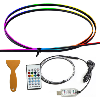 LED ambijentalno svjetlo za okvir vrata automobila – bežično, ABS, 5V, 2W, 0.01A, Model: Door ambient light