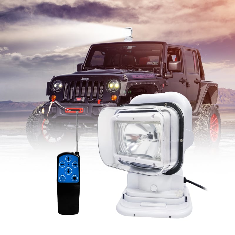 JL2009C Daljinski upravljani LED reflektor za auto, 50W, 12V, IP67, 3000lm