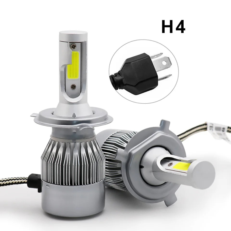 Automobilska LED prednja svjetla za C6 — COB 36W, 12V, 3800lm, IP68, avionski aluminij