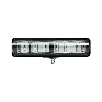 6-LED ultra jarko svjetlo za viljuškar s crveno-plavim signalama, pravolinijski dizajn, indikator sigurnosne zone