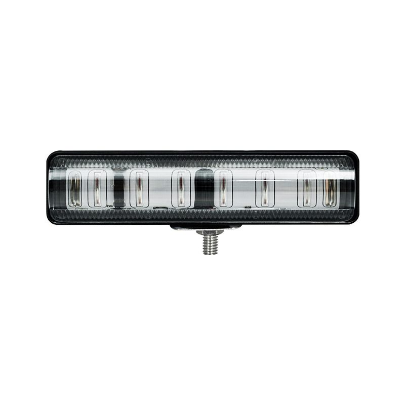 6-LED ultra jarko svjetlo za viljuškar s crveno-plavim signalama, pravolinijski dizajn, indikator sigurnosne zone