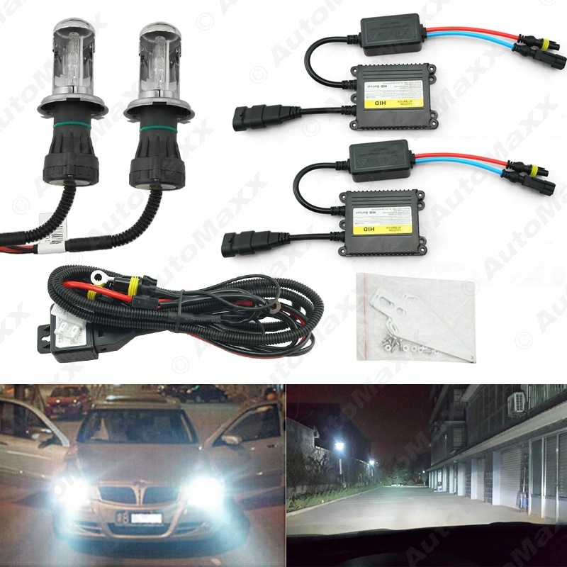 H4 35W Xenon HID set za prednja svjetla, 12V, 2500–3500 lm, 3500 h trajanja, model H4