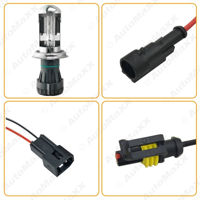 H4 35W Xenon HID set za prednja svjetla, 12V, 2500–3500 lm, 3500 h trajanja, model H4