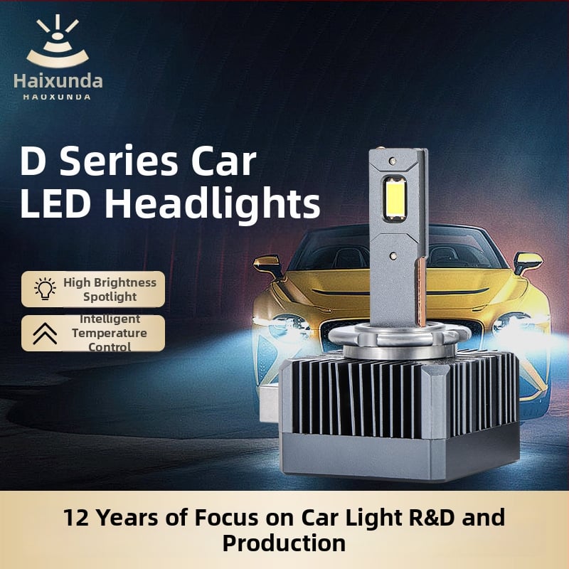 Faruri LED auto universale D3S/D8S, 65W, 6500LM, IP68, Aluminiu, 30000h