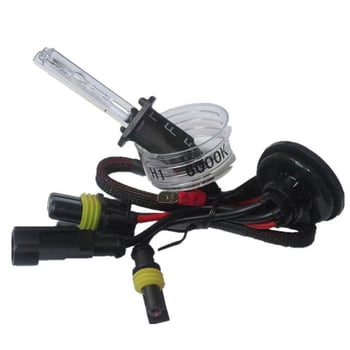 Far HID Xenon pentru automobil 9005/HB3/H10, fascicul înalt/joasă, 35/55W, 12/24V