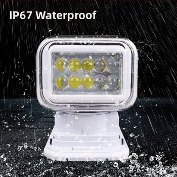 Jinlong LED reflektor s diaľkovým ovládaním, 12/24V, 100W, JL-2009B, životnosť >30 000 h