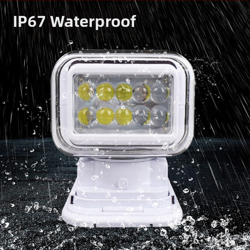 Jinlong LED reflektor s diaľkovým ovládaním, 12/24V, 100W, JL-2009B, životnosť >30 000 h