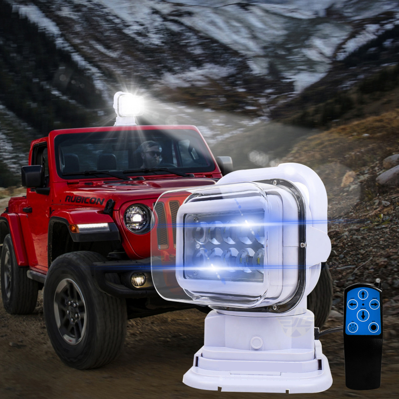 Jinlong LED reflektor s diaľkovým ovládaním, 12/24V, 100W, JL-2009B, životnosť >30 000 h