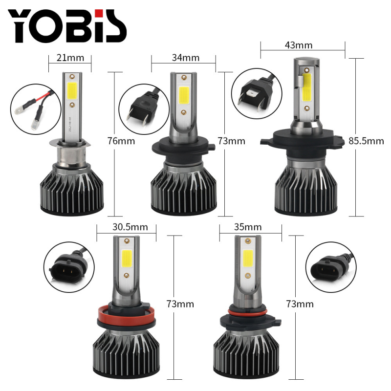 LED automobilni far, model V6-COB, 25W, 12V, 1800 lm, vijek trajanja 50.000 h.