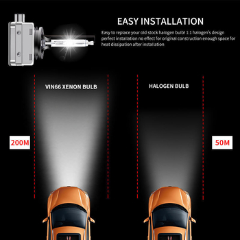 D1S LED prednje svjetlo za automobil - 25W, 9-32V, 5500LM, IP65
