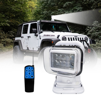 LED diaľkovo ovlájaný osvetľovač pre vozidlá, 100W, 12/24V, model JL-2009B, LED zdroj, životnosť >30 000 hodín