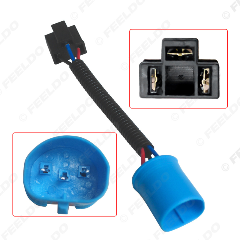 FEELDO Kabel za pretvorbu automobilskih svjetala H4 u 9007, universalni, plastika i metal