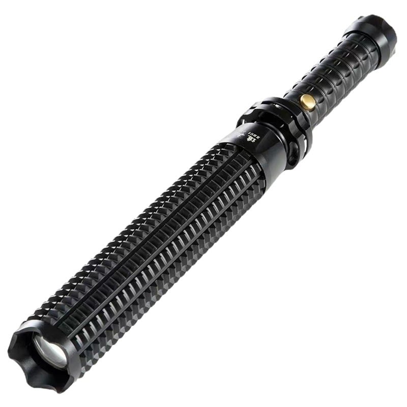 LED svjetiljka za samoodbranu, aluminijska legura, 10W, baterija 6800mAh, domet 200–500 m