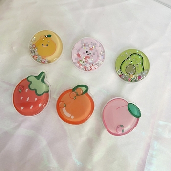 Suport pentru telefon mobil, braț retractabil, design de birou, din plastic, stil desen animat, personalizabil (YSY)