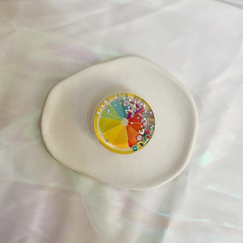 Suport pentru telefon mobil, braț retractabil, design de birou, din plastic, stil desen animat, personalizabil (YSY)