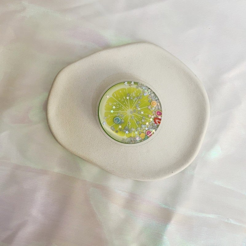 Suport pentru telefon mobil, braț retractabil, design de birou, din plastic, stil desen animat, personalizabil (YSY)