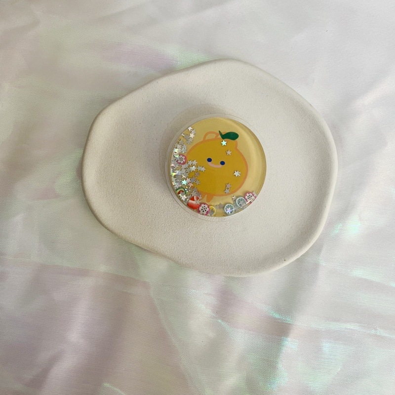 Suport pentru telefon mobil, braț retractabil, design de birou, din plastic, stil desen animat, personalizabil (YSY)