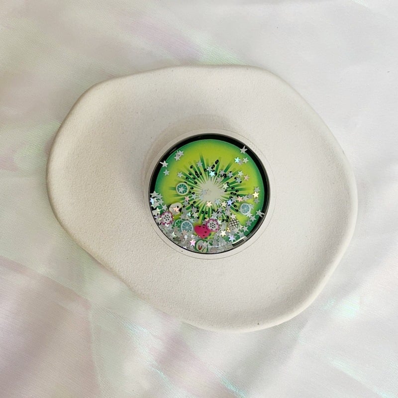 Suport pentru telefon mobil, braț retractabil, design de birou, din plastic, stil desen animat, personalizabil (YSY)