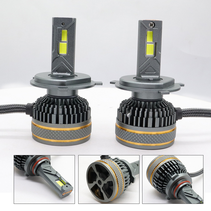 Auto LED svjetla A886 | dvostruka bakrena cijev, visoka snaga, usmjereni snop, 104W, 10400LM, 12V, IP67