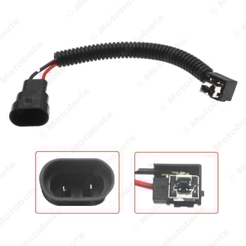 FEELDO autófényszóró konverziós kábel, H1-től 9005-ös dugóig, LED/HID lámpa tartó adapter, univerzális, ABS és fém