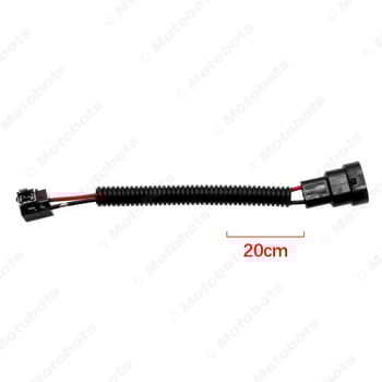 FEELDO autófényszóró konverziós kábel, H1-től 9005-ös dugóig, LED/HID lámpa tartó adapter, univerzális, ABS és fém