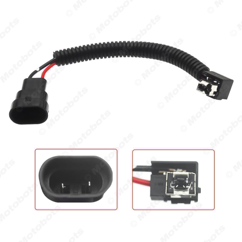 FEELDO autófényszóró konverziós kábel, H1-től 9005-ös dugóig, LED/HID lámpa tartó adapter, univerzális, ABS és fém