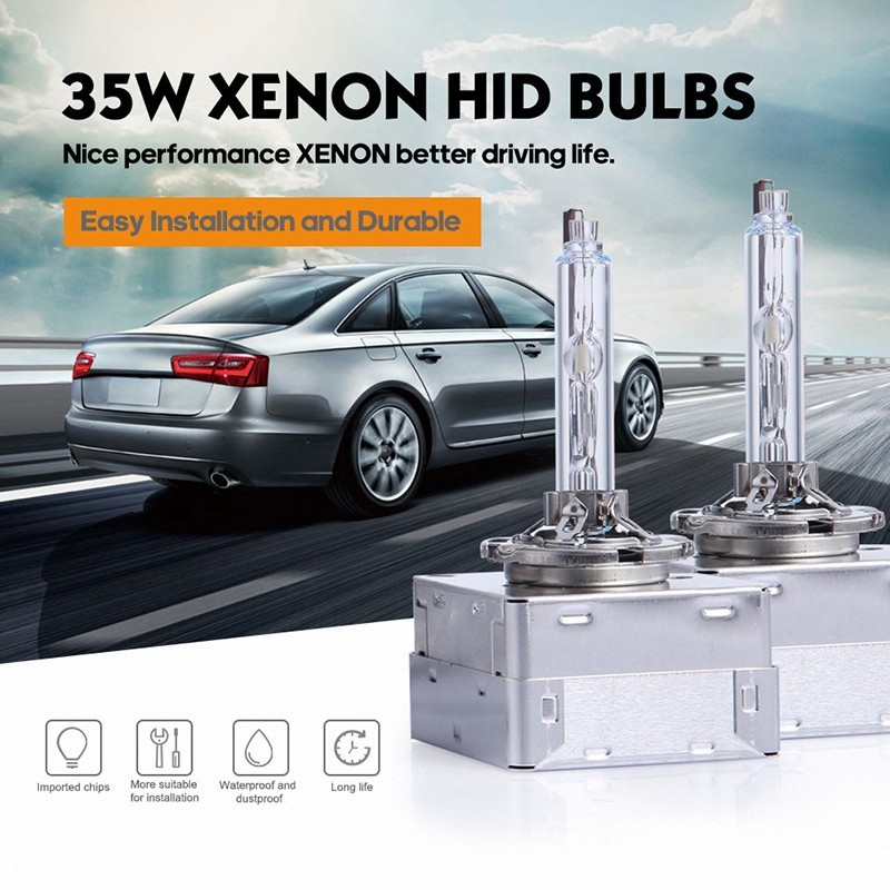 D1S/D3S HID Xenon žarulja za svjetla s lećom – 35W 12V, 4500lm, kvarcna cijev, IP7