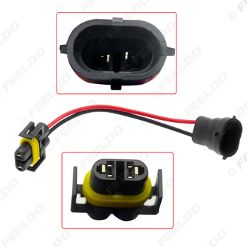 Auto lamp konverzijski kabel s H11 muško–ženski rotirajući konektor, kompatibilan HID/LED lampama; opća primjena; materijal plastika i metal.