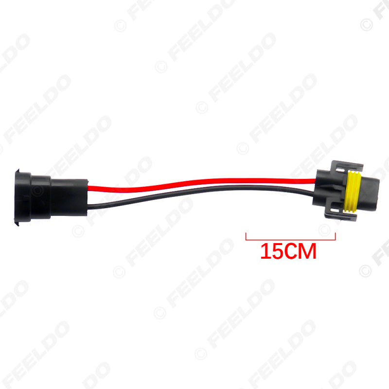 Auto lamp konverzijski kabel s H11 muško–ženski rotirajući konektor, kompatibilan HID/LED lampama; opća primjena; materijal plastika i metal.