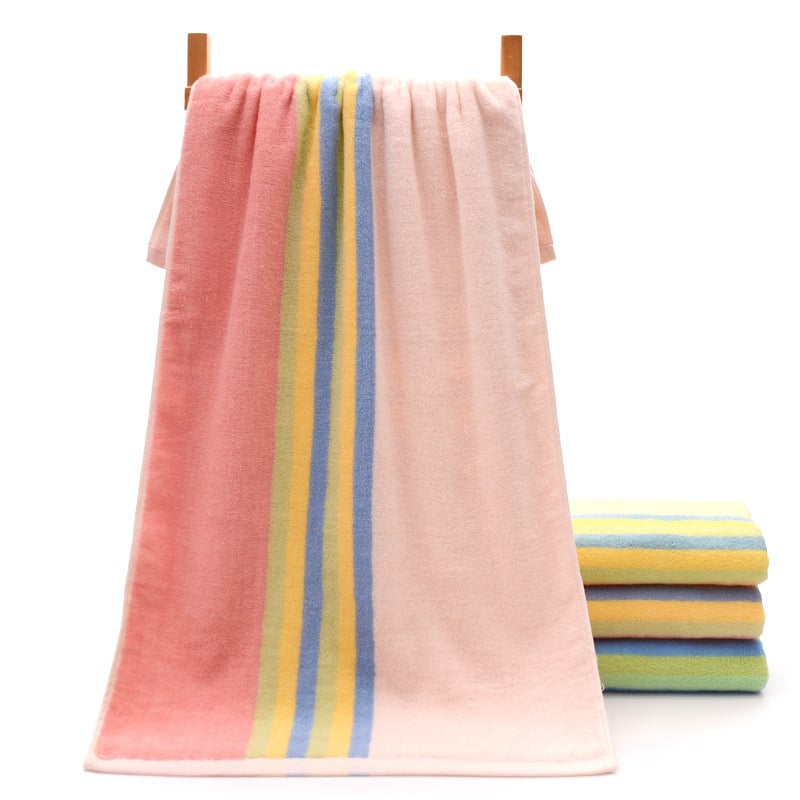 Ručnik za kupanje, 100% pamuk, jacquard tkanina, 200–300 g, prugasti uzorak, za bebe