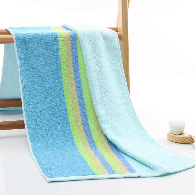 Ručnik za kupanje, 100% pamuk, jacquard tkanina, 200–300 g, prugasti uzorak, za bebe