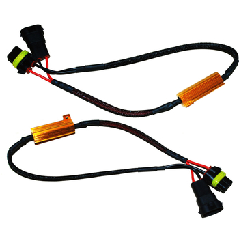 LED dekoder za farove s kabelskim kompletom H1/H7/9006/H11 - 50W, 12V, IP65, DZ001