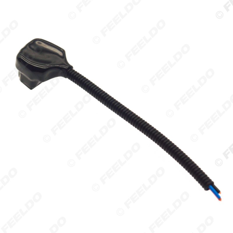 Adapter za automobilsku svjetla H4 – linija konverzije s 90° zavojem i kožnom manžetom, univerzalno, plastično-metalna konstrukcija, kompatibilno s LED/HID lampama