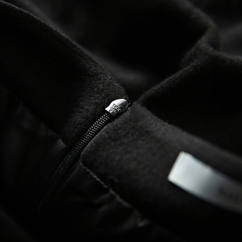 Fustă creion cu model tartan din lână, talie înaltă, lungime medie, croială dreaptă (50-70% lână; 30-50% fibre sintetice)