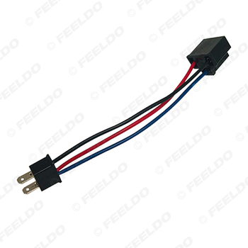 Kabel za konverziju H7 na H4 za automobilsku svjetlost – LED/HID baza lampe, univerzalna, plastična