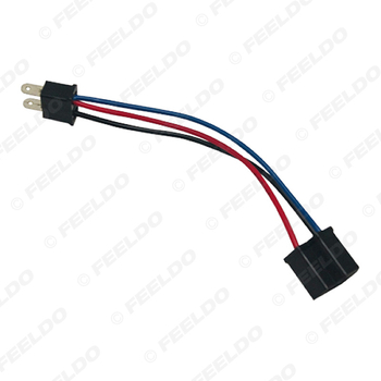 Kabel za konverziju H7 na H4 za automobilsku svjetlost – LED/HID baza lampe, univerzalna, plastična