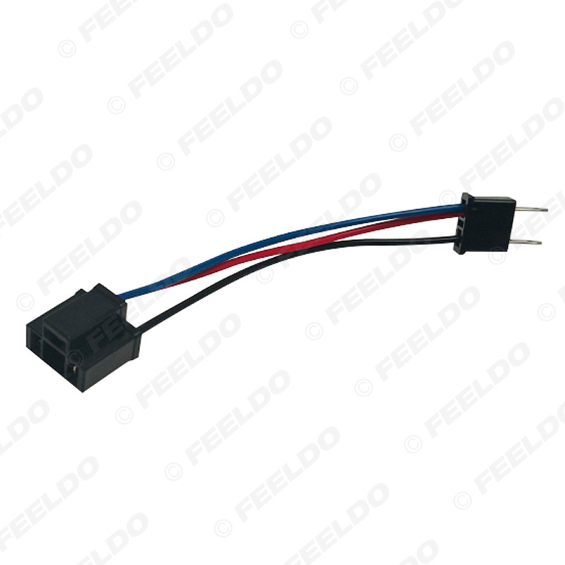 Kabel za konverziju H7 na H4 za automobilsku svjetlost – LED/HID baza lampe, univerzalna, plastična