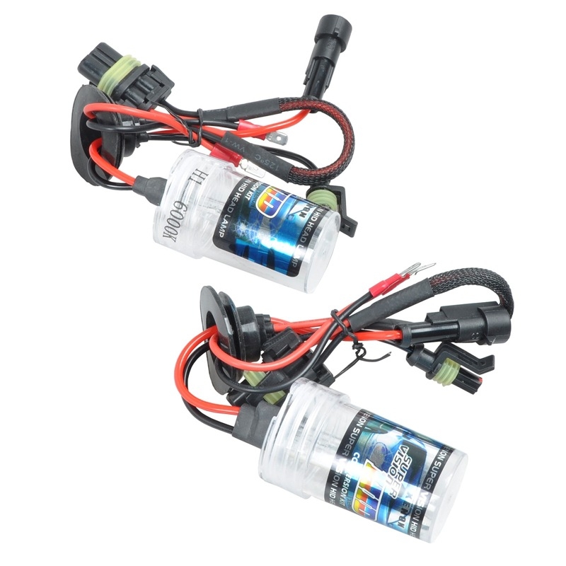 Xenónová auto lampa Decalais – 12V, 35W, kompatibilná s H1/H3/H7/H11 9005/9006, rozdelený tvar žiarovky
