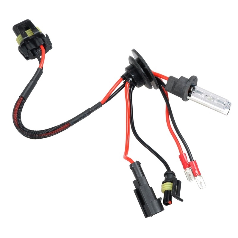 Xenónová auto lampa Decalais – 12V, 35W, kompatibilná s H1/H3/H7/H11 9005/9006, rozdelený tvar žiarovky
