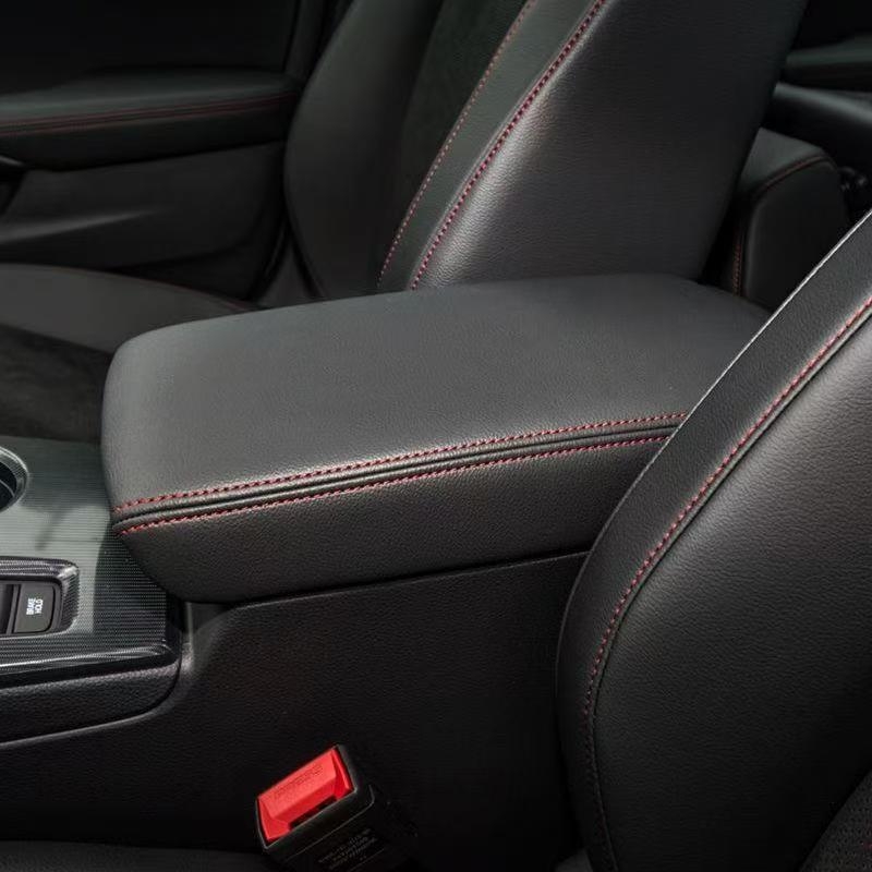 Κάλυμμα κεντρικού υποβραχιόνιου για Honda Civic 11ης γενιάς, δερμάτινο, διακοσμητικό, δέρμα μικροϊνών, κατά παραγγελία