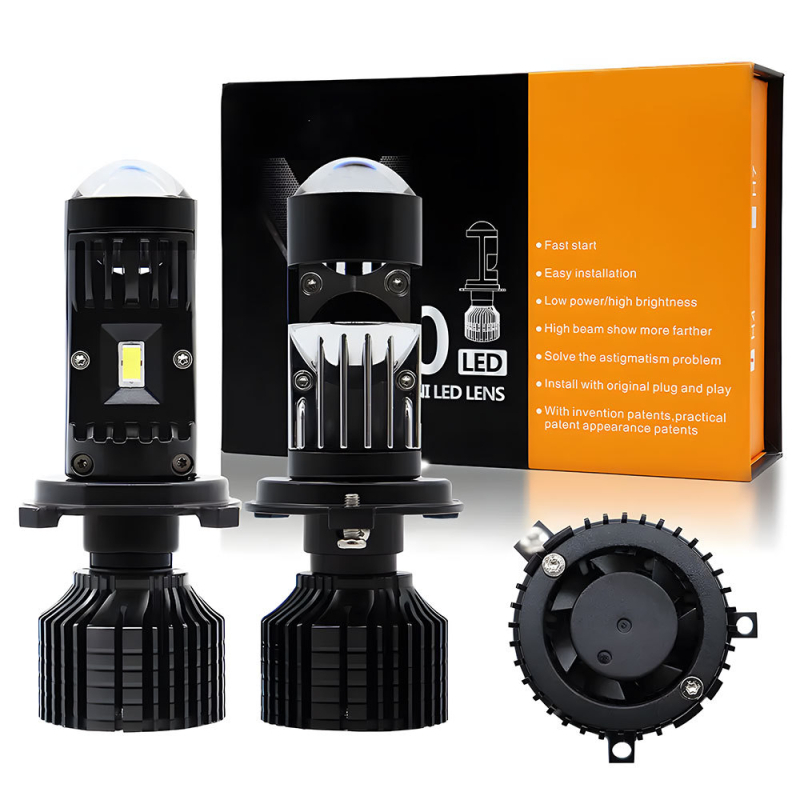 Auto LED far Y10pro 120W 12V IP68 18000LM H4/H7