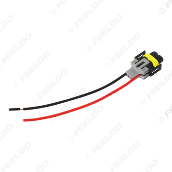 FEELDO Držač LED lampe za automobil s kabelom za H8/H9/H11 – univerzalan, LED/HID konverzijski komplet, metal i plastika