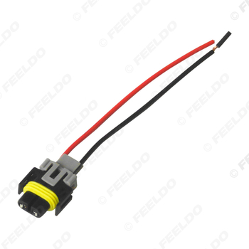 FEELDO Držač LED lampe za automobil s kabelom za H8/H9/H11 – univerzalan, LED/HID konverzijski komplet, metal i plastika
