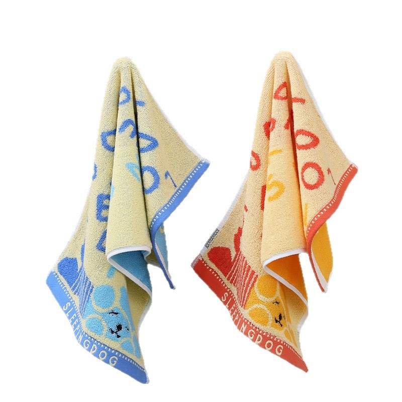 Grace pamukeni ručnik za lice za bebe i djecu — 32s pređa, vez i džakard, težina 50–80 g