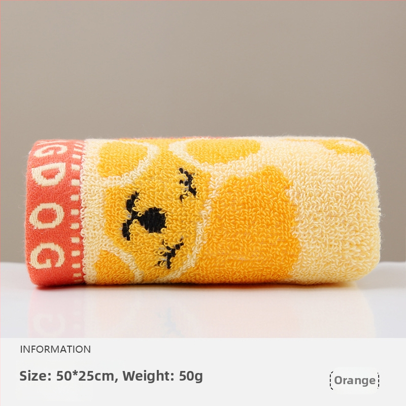 Grace pamukeni ručnik za lice za bebe i djecu — 32s pređa, vez i džakard, težina 50–80 g